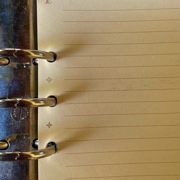 Louis Vuitton Checkered Black Medium Notebook with LV paper - Picture 5 of 11